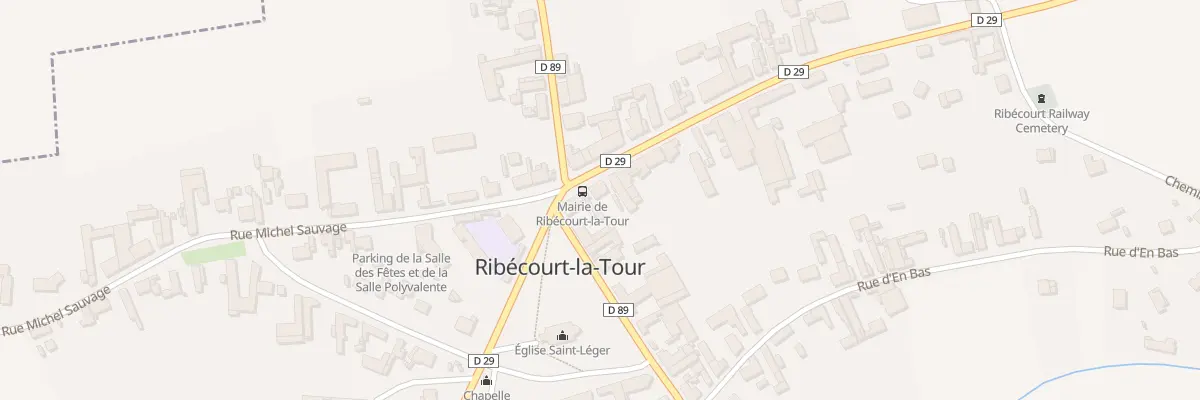 Plan du 4 Rue de Marcoing à Ribécourt-la-Tour