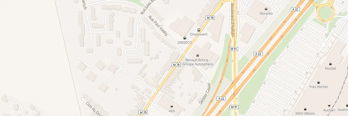 Plan du 74 Rue du Dronckaert à Roncq