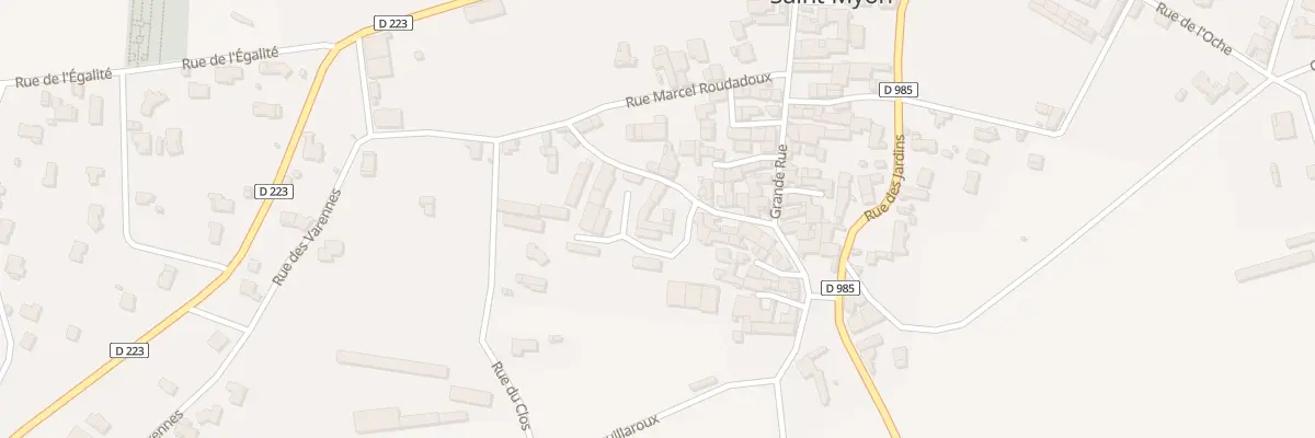 Plan du 9 Rue des Varennes à Saint-Myon