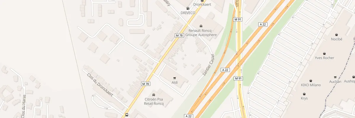 Plan du 139 Rue du Dronckaert à Roncq