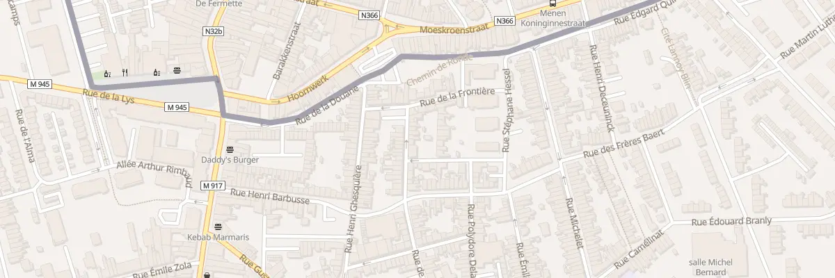 Plan du 56 Rue de la Pannerie à Halluin