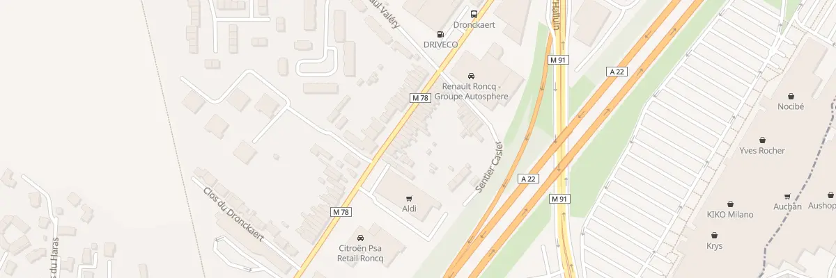 Plan du 133 Rue du Dronckaert à Roncq