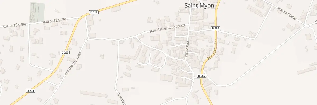Plan du 11 Rue des Varennes à Saint-Myon