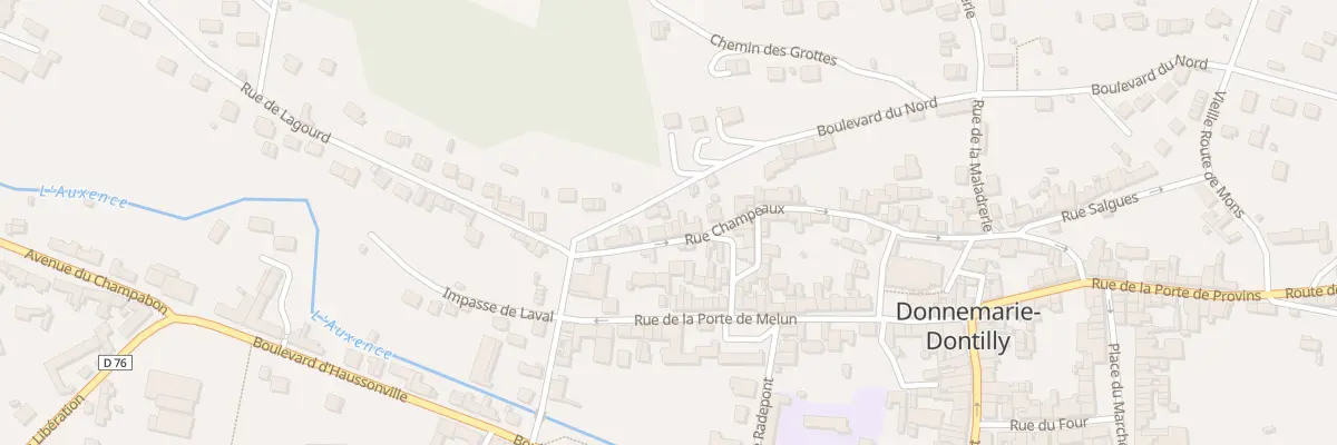 Plan du 7 Rue Champeaux à Donnemarie-Dontilly