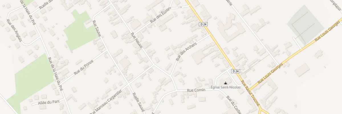 Plan du 18 Rue des Archers à Épehy