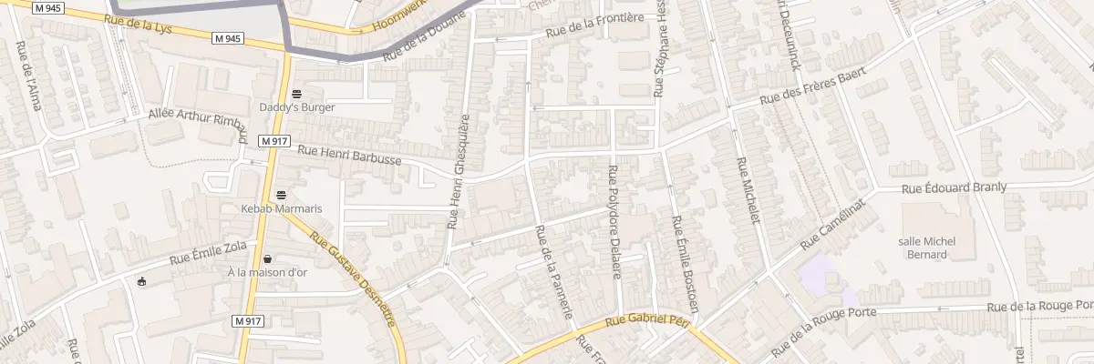 Plan du 32 Rue de la Pannerie à Halluin