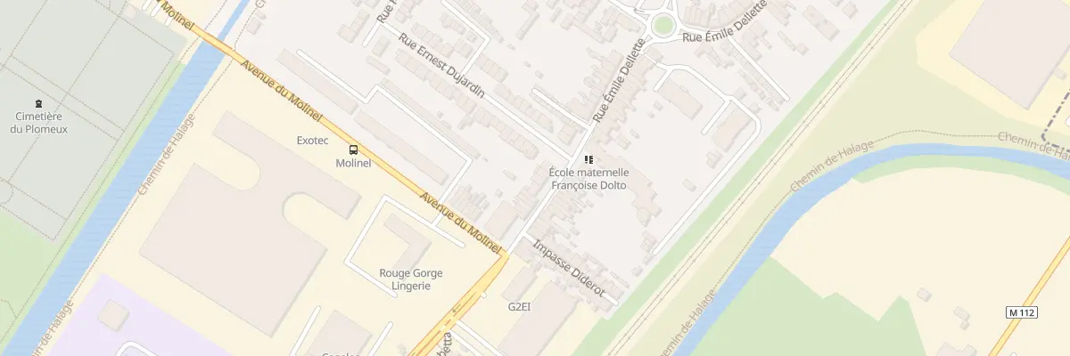 Plan du 19 Rue Émile Dellette à Wasquehal