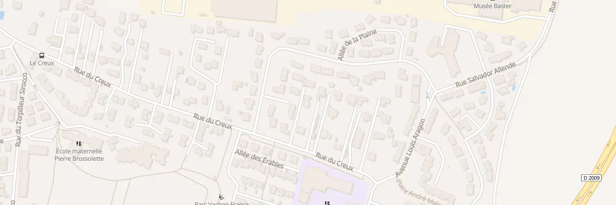 Plan du 134T Rue du Creux à Riom