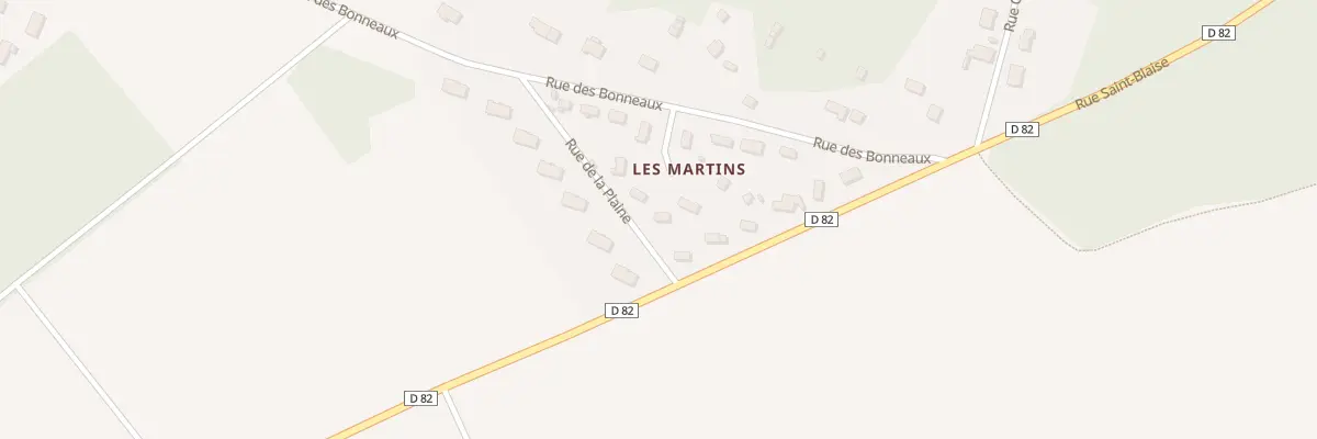 Plan du 8 Imp des Martins à Brannay