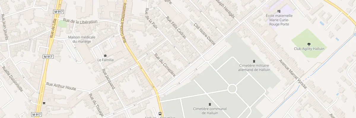 Plan du 78 Rue de la Paix à Halluin
