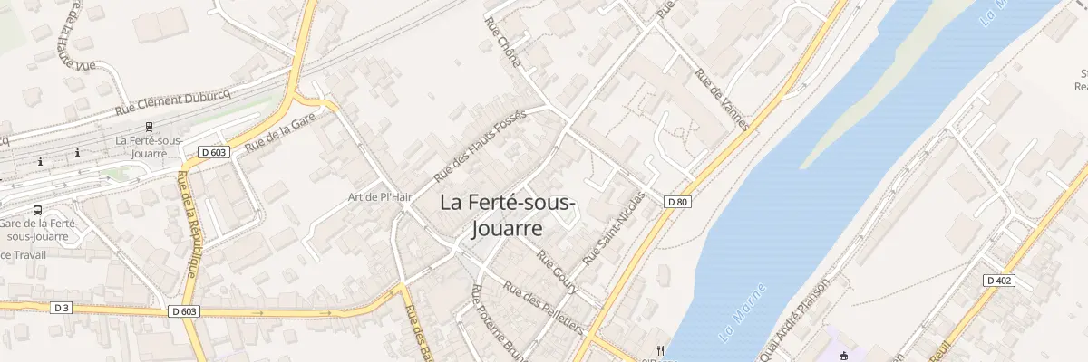 Plan du 57 Rue de Chamigny à La Ferté-sous-Jouarre