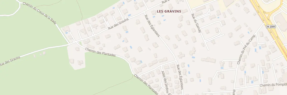 Plan du 8 Rue des Eglantiers à Aubière