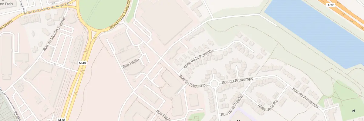 Plan du 3 All de la Palombe à Villeneuve-d’Ascq