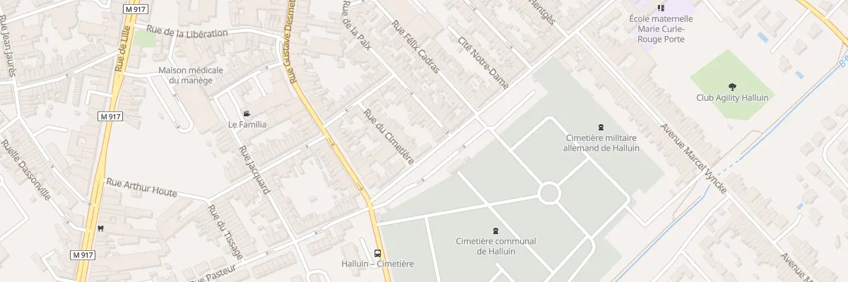 Plan du 86 Rue de la Paix à Halluin