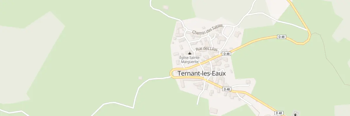 Plan du 5040 Ternant à Ternant-les-Eaux