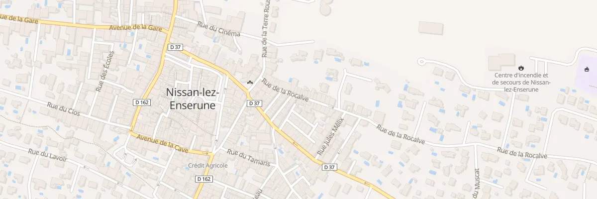 Plan du 14 Rue de la Rocalve à Nissan-lez-Enserune