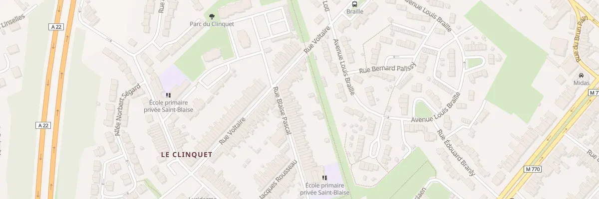 Plan du 62 Rue Blaise Pascal à Tourcoing
