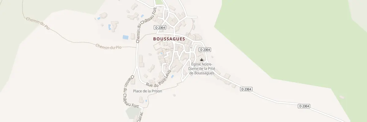Plan du 5410 Boussagues à La Tour-sur-Orb
