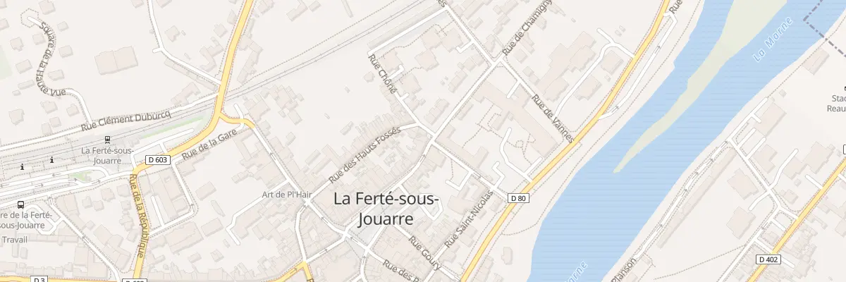Plan du 38 Rue de Chamigny à La Ferté-sous-Jouarre