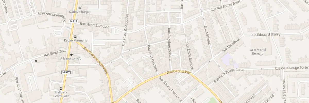Plan du 18 Rue de la Pannerie à Halluin