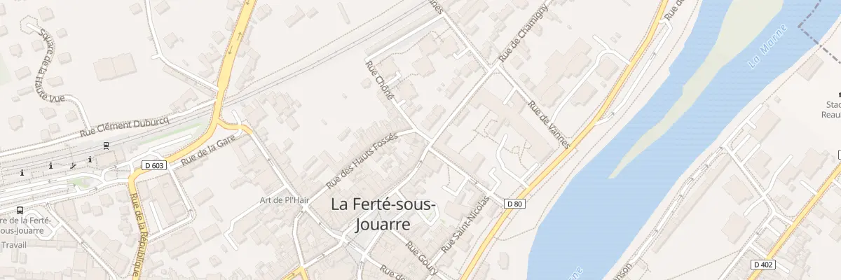 Plan du 36 Rue de Chamigny à La Ferté-sous-Jouarre