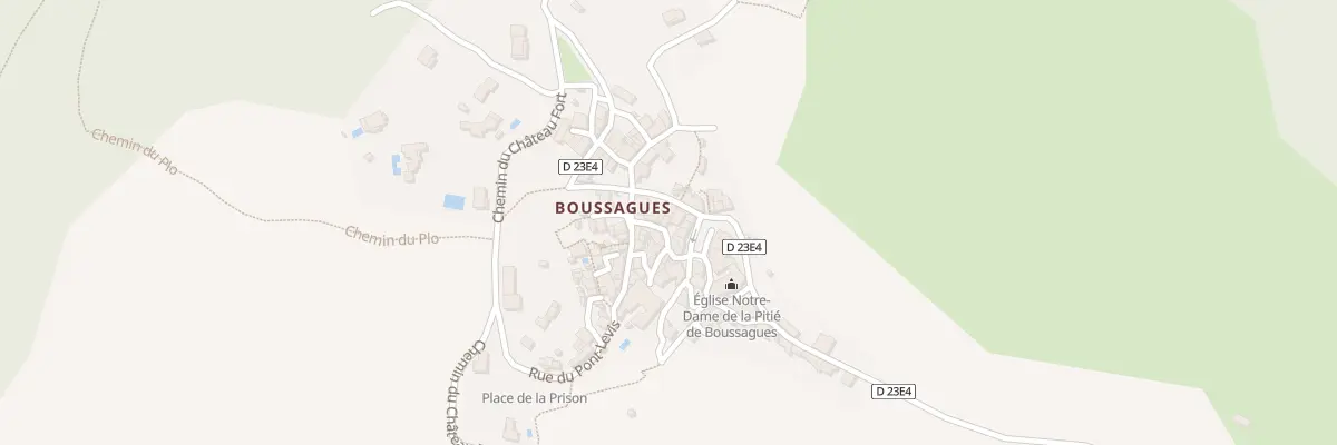 Plan du 5156 Boussagues à La Tour-sur-Orb