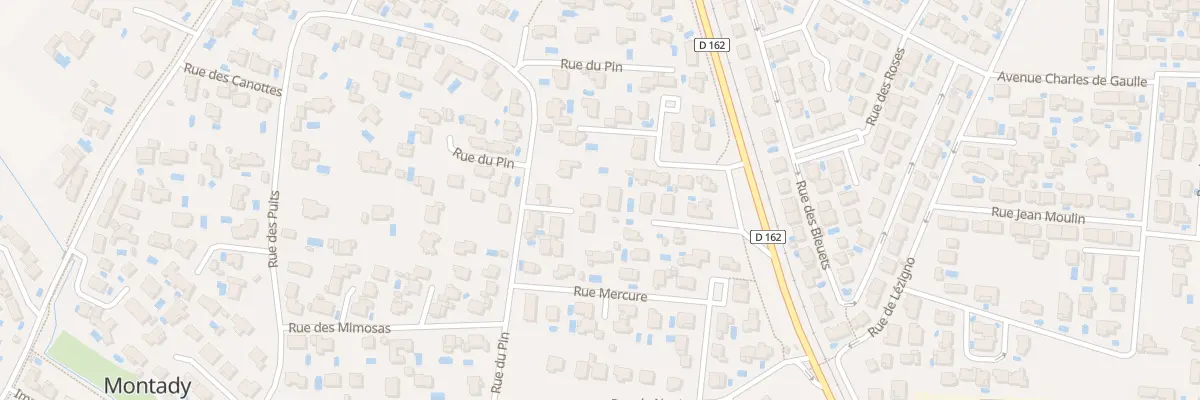 Plan du 320 Rue du Pin à Montady