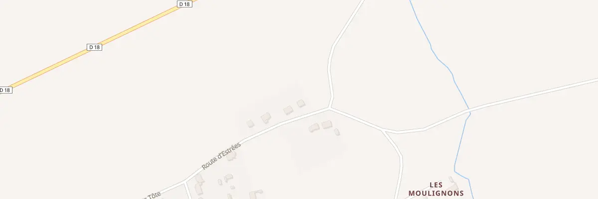 Plan du 23 Rte d’Estrées à Égligny