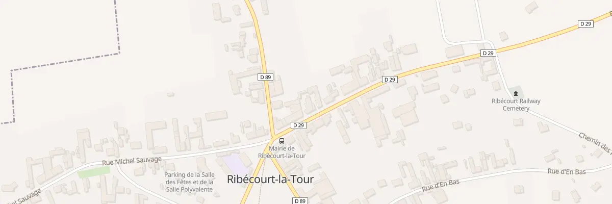 Plan du 3 Rue de Marcoing à Ribécourt-la-Tour