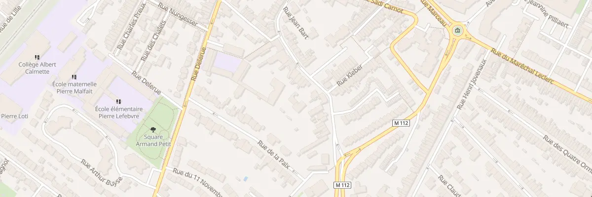 Plan du 36T Rue Jean Bart à Wasquehal