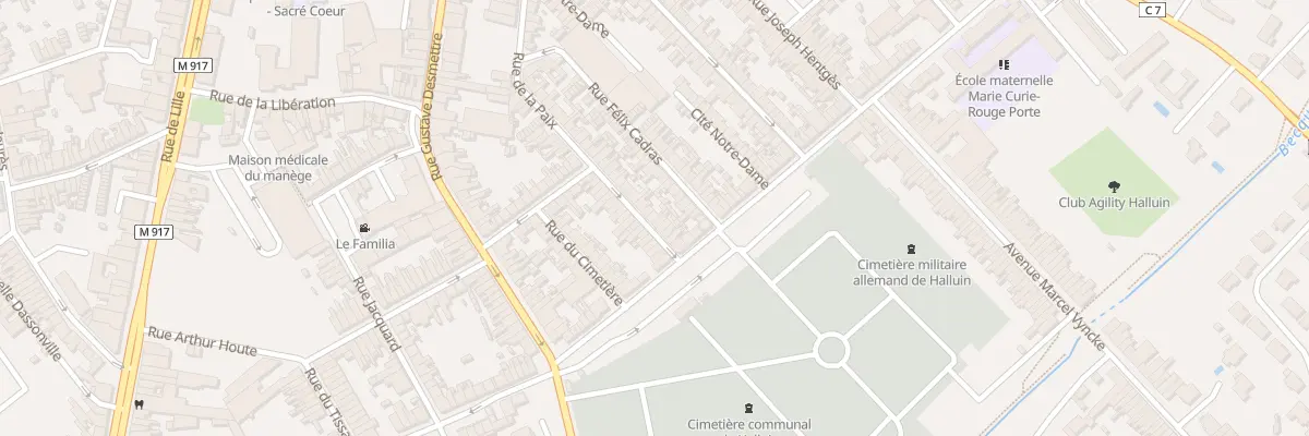 Plan du 73 Rue de la Paix à Halluin