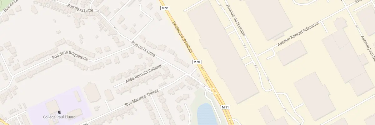 Plan du 77 Rue de la Latte à Roncq