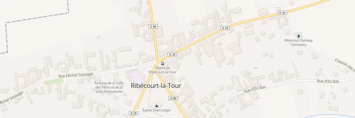 Plan du 8 Rue de Marcoing à Ribécourt-la-Tour