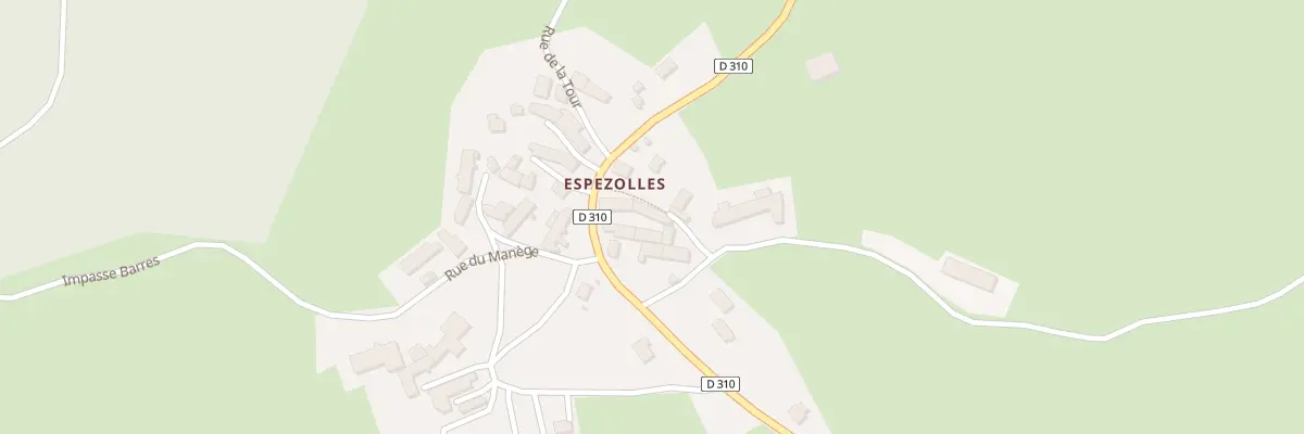 Plan du 6026 Espezolles à Saint-Mary-le-Plain