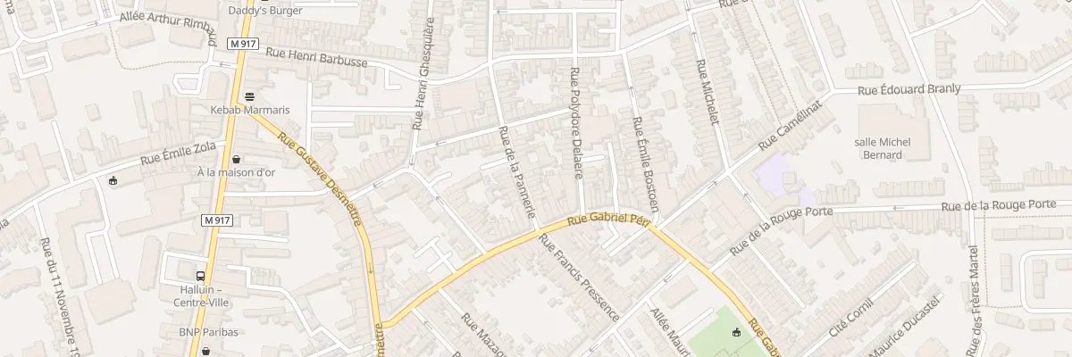 Plan du 10 Rue de la Pannerie à Halluin