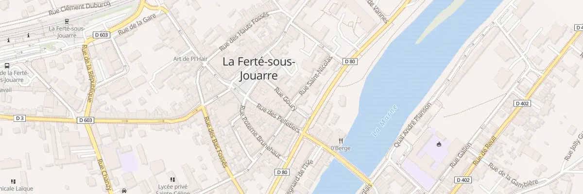 Plan du 20 Rue Saint Nicolas à La Ferté-sous-Jouarre