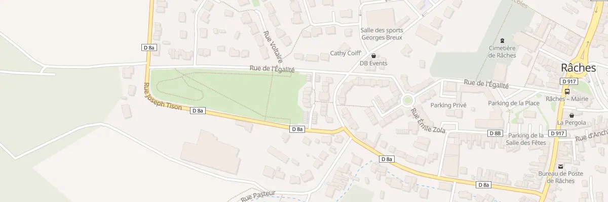 Plan du 50 Rue Joseph et Gustave Lebreux à Râches