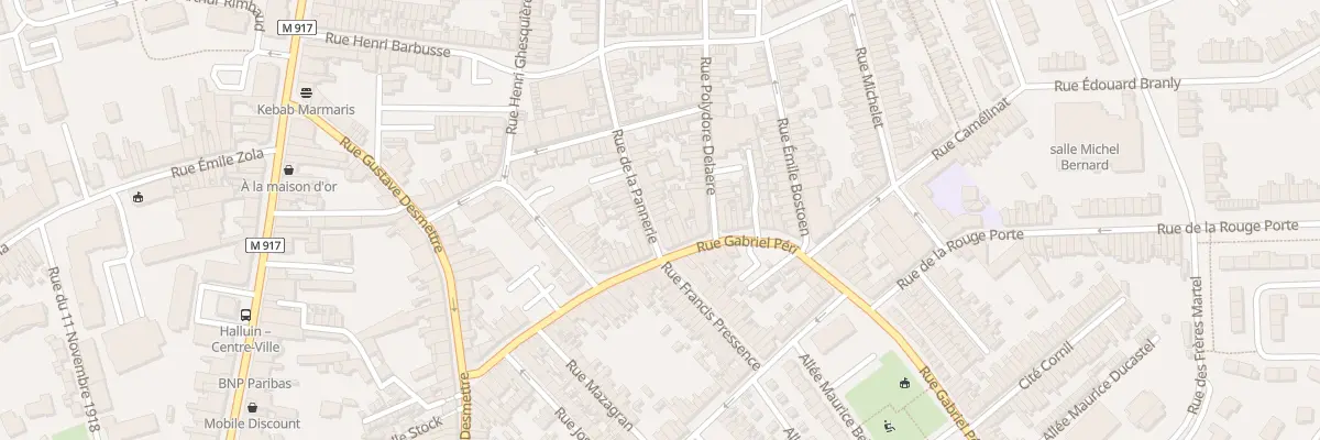 Plan du 2 Rue de la Pannerie à Halluin