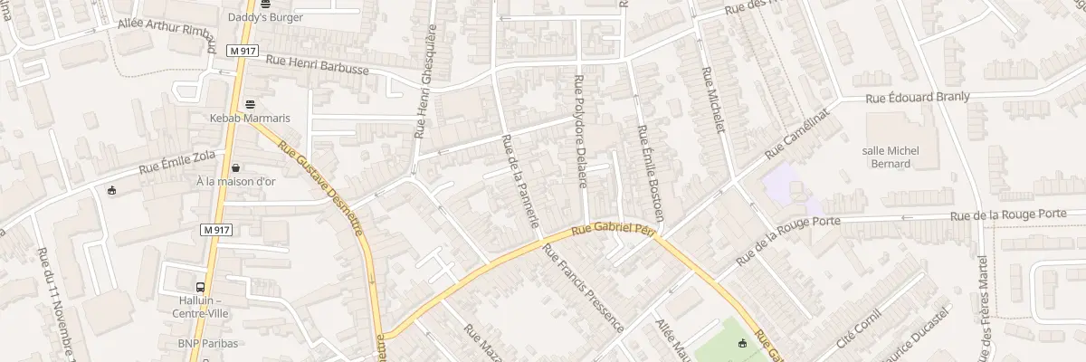 Plan du 12 Rue de la Pannerie à Halluin