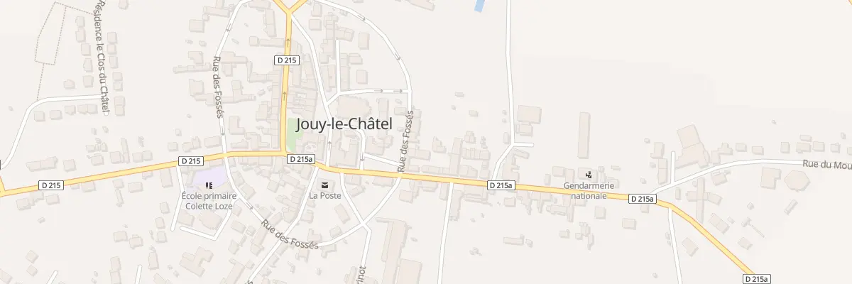 Plan du 8 Rue de Provins à Jouy-le-Châtel