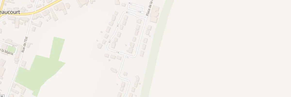 Plan du 404 Rue Jean Jacques Dromas à Gouzeaucourt