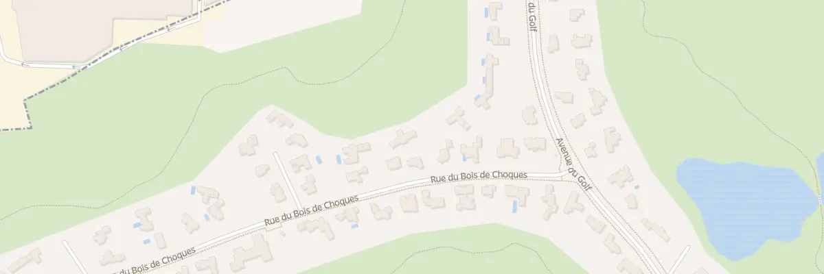 Plan du 821 Bois de Choque à Mérignies