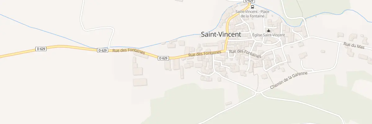 Plan du 9005 Rue des Fontaines à Saint-Vincent