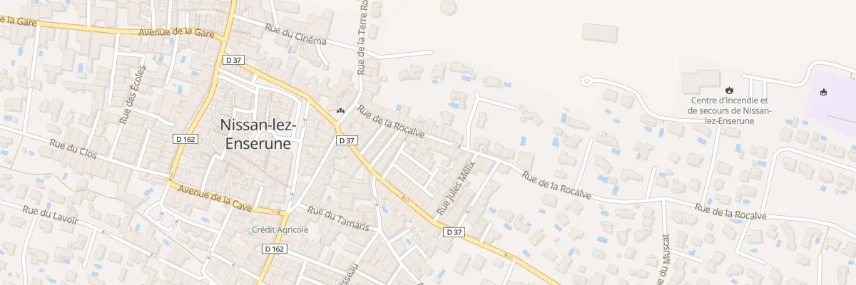 Plan du 24 Rue de la Rocalve à Nissan-lez-Enserune