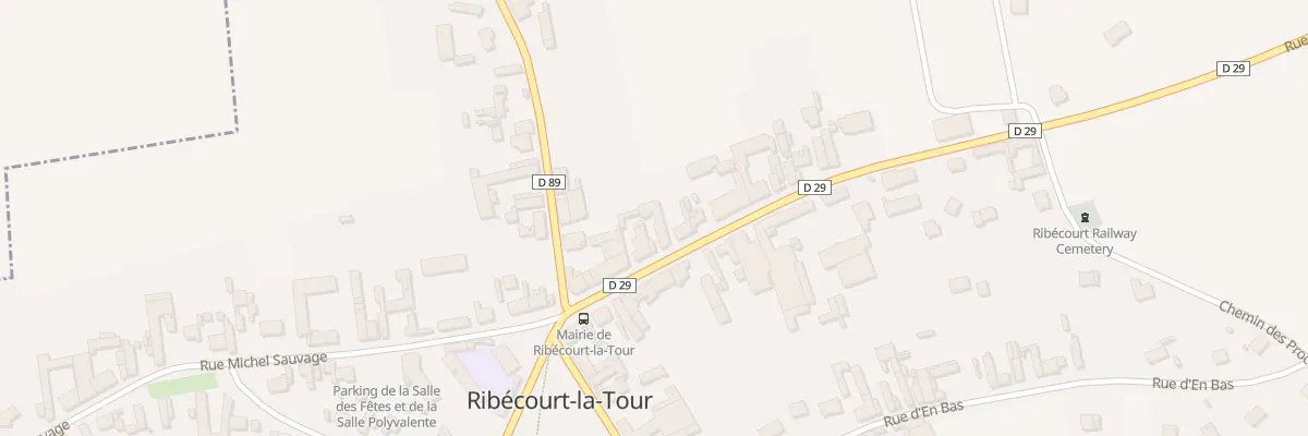 Plan du 5 Rue de Marcoing à Ribécourt-la-Tour