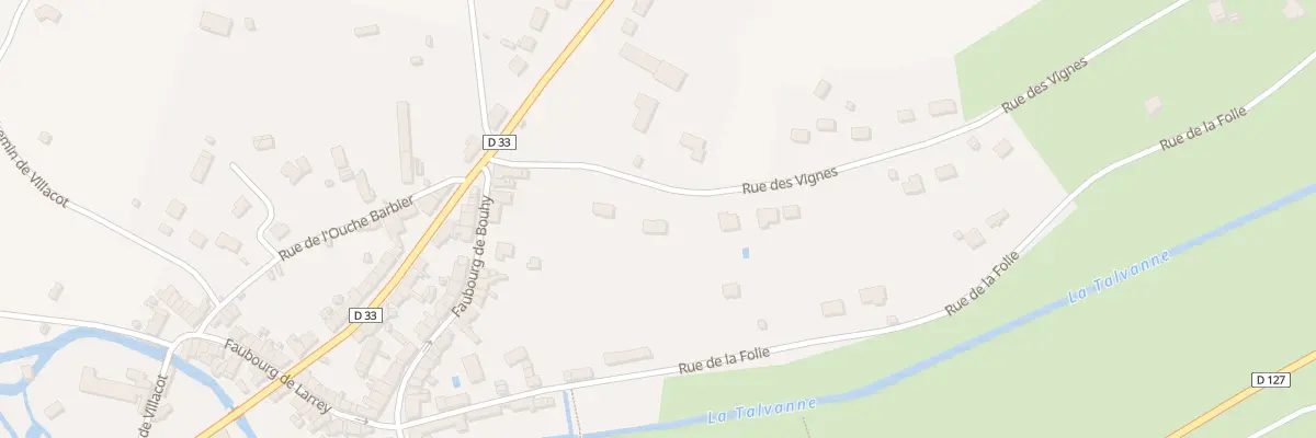 Plan du 12 Rue des Vignes à Donzy