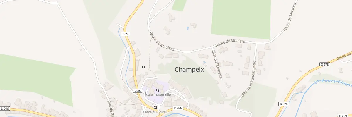 Plan du 4B Rte de Moulard à Champeix