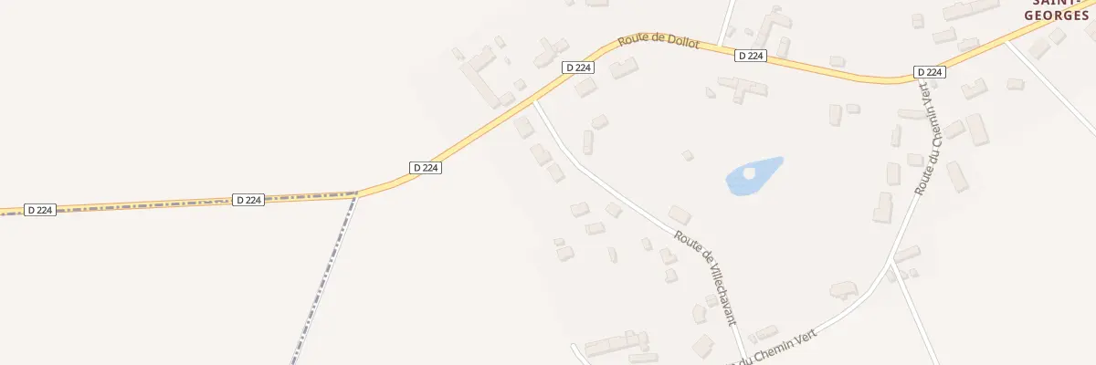 Plan du 9 Rte de Villechavant à Villebougis