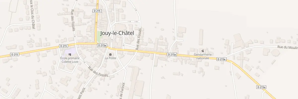 Plan du 14 Rue de Provins à Jouy-le-Châtel