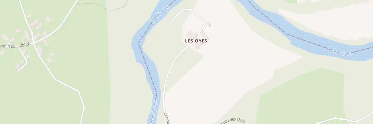 Plan du 5105 Les Oyes à Bègues